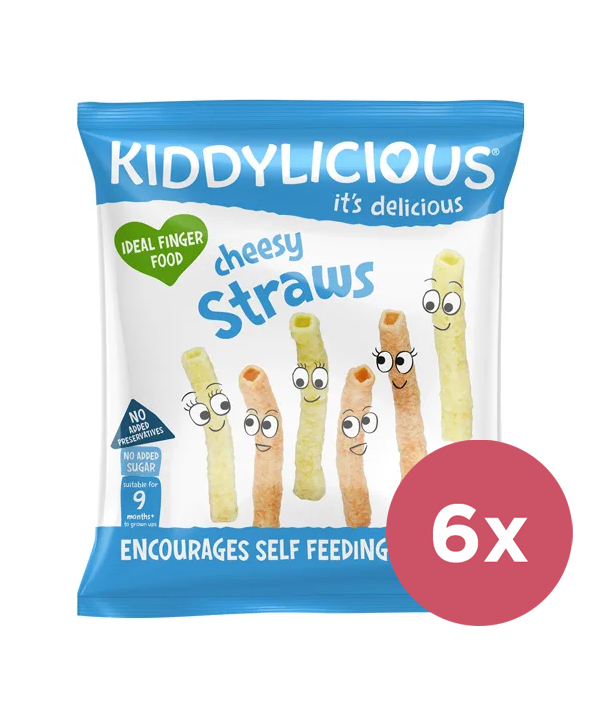 6x KIDDYLICIOUS Tyčinky - so syrovou príchuťou, 12 g