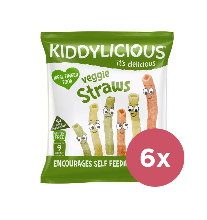 6x KIDDYLICIOUS Tyčinky - Zeleninové, 12 g