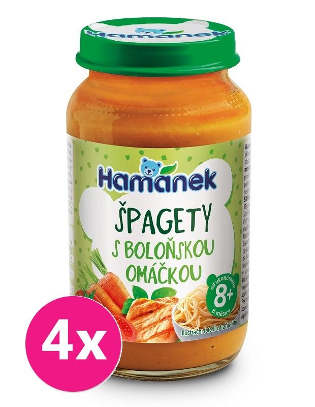 4x HAMÁNEK Špagety Bolonská omáčka 230 g