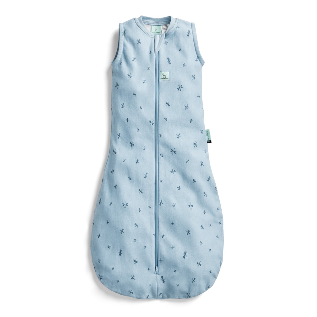 ERGOPOUCH Vak na spaní organická bavlna Jersey Dragonflies 3-12 m, 6-10 kg, 1 tog