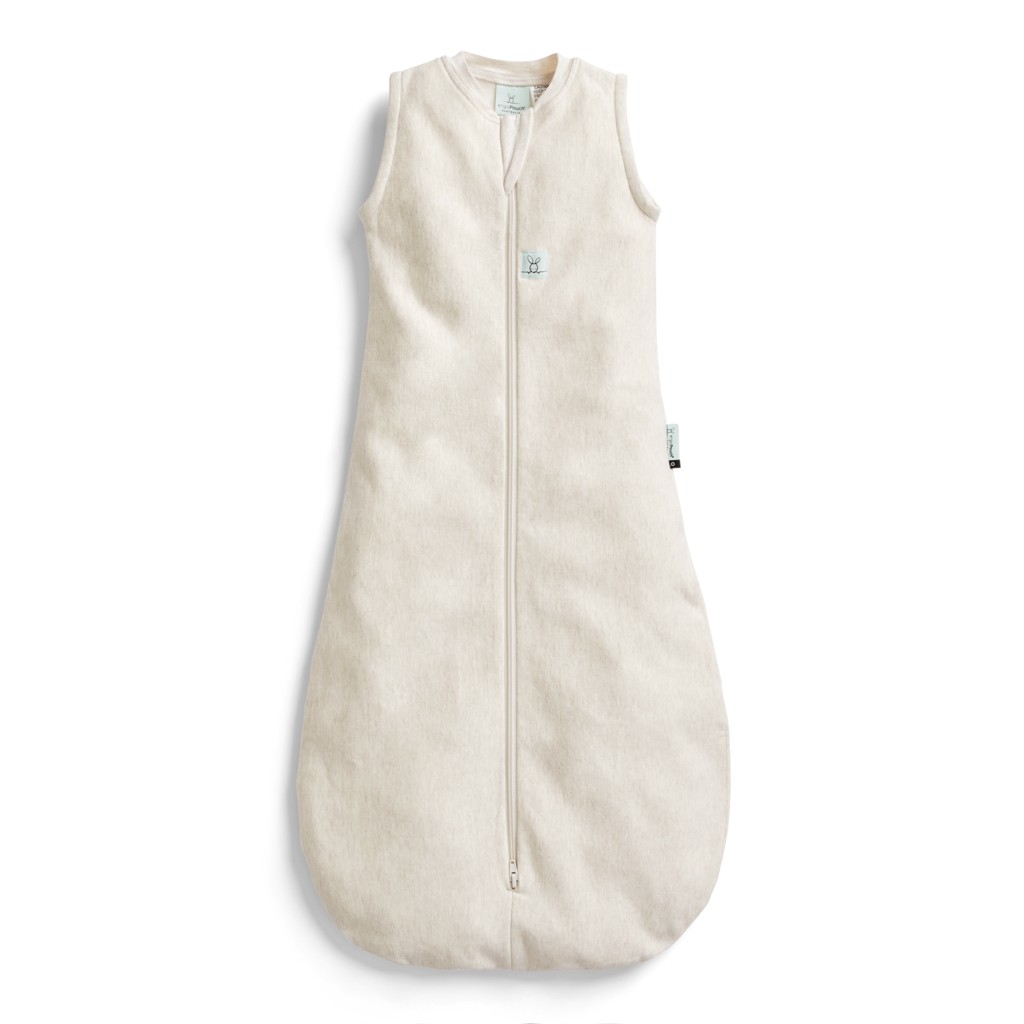ERGOPOUCH Vak na spaní organická bavlna Jersey Oatmeal Marle 3-12 m, 6-10 kg, 1 tog