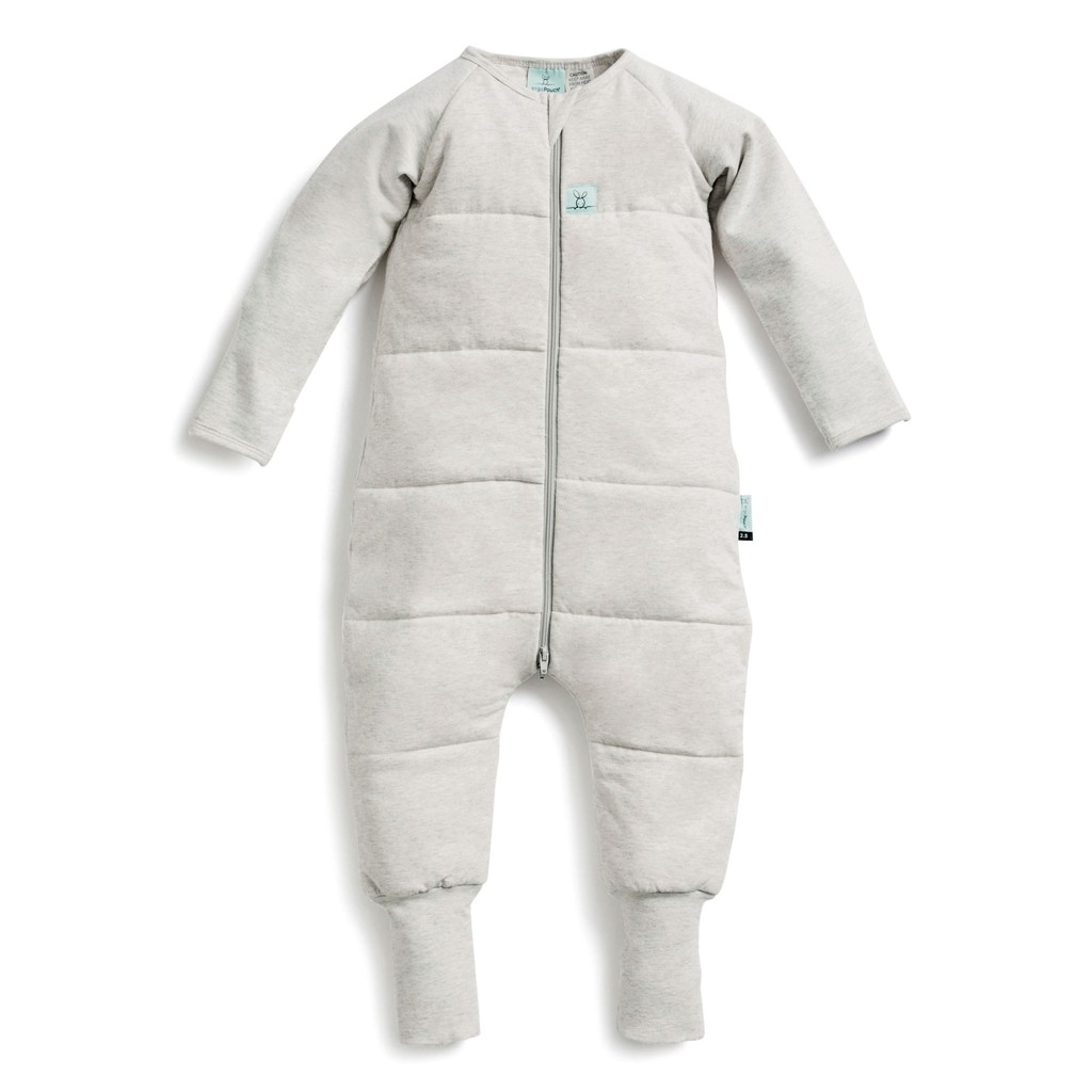 Obrázok ERGOPOUCH Overal na spanie organická bavlna Onesie Grey Marle 2-3 r, 2,5tog